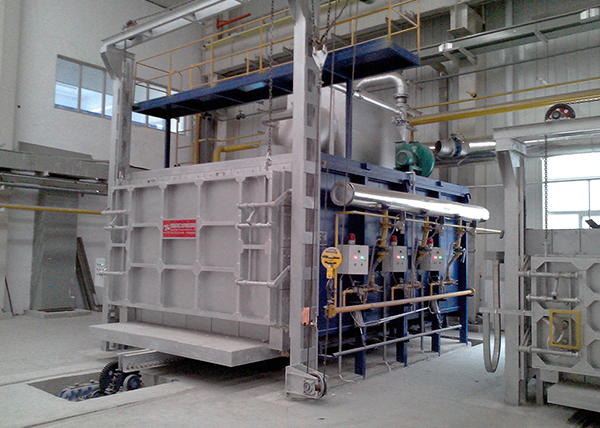 煤气台车加热炉